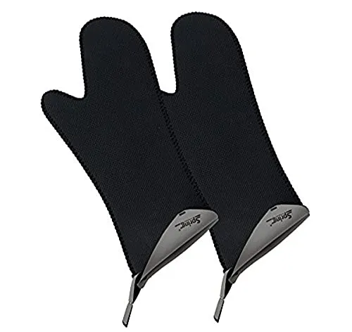 Spring GRIPS Ofenhandschuhe Hitzebeständig | Neopren | Rutschfest | Universelle Größe - Ofenhandschuhe aus Neopren, hitzebeständig von -40° bis 250°C, rutschfest für sicheren Halt beim Kochen, Grillen oder Backen. Ideal für große und kleine Hände.