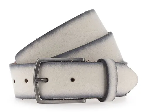 Vanzetti Ledergürtel beige W85 - Gürtel aus 100% Leder in eleganter Eggshell-Farbe, ideal für einen stilvollen Casual-Look.