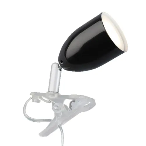 Lampe Leo LED Klemmleuchte schwarz mit GU10 3W von Brilliant