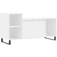 vidaXL TV Schrank mit Eisenbeinen - TV-Halterungen: Stilvoller TV-Schrank aus Holzwerkstoff mit 5 Fächern für optimalen Stauraum und robusten Eisenbeinen, ideal für jedes Wohnzimmer.