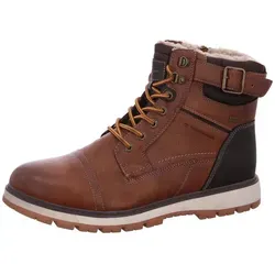TOM TAILOR Winterboots - Outdoorschuh mit TEX-Membran in Braun, Größe 41 - Wanderschuhe, atmungsaktiv, wasserabweisend und winddicht. Ideal für kalte Tage mit warmem Innenfutter und robustem Profil für besten Halt.