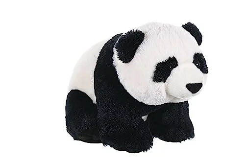 Wild Republic Cuddlekins Plüsch Panda 30 cm - Stofftier & Teddybär, handgefertigt aus hochwertigen, weichen Materialien. Ideal zum Spielen und Liebhaben – perfekt für Kinder jeden Alters!