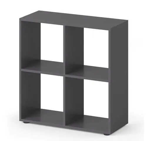 Vicco Raumteiler Tetra, Grau, 72 x 72.6 cm in grau von Vicco