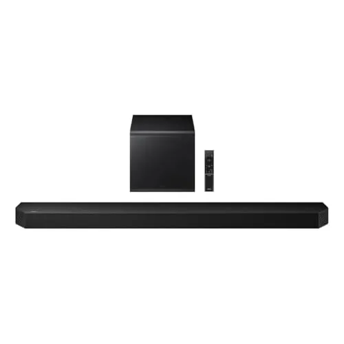 Samsung Soundbar HW-Q800F/ZF - 5.1.2 Dolby Atmos Soundbar mit kabellosem Subwoofer für ein beeindruckendes Klangerlebnis und perfekte Harmonie mit Samsung TVs.