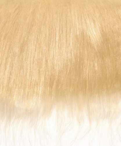 Knorr Prandell Haarplüsch 20x35cm blond - Hochwertiger Langhaarplüsch in blond, ideal für kreative Bastelprojekte und zur individuellen Gestaltung von Deko-Elementen.