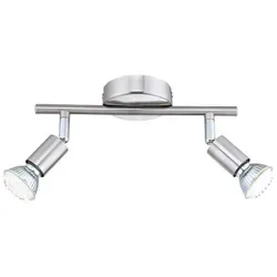 Elegante LED Deckenleuchte mit schwenkbaren Spots