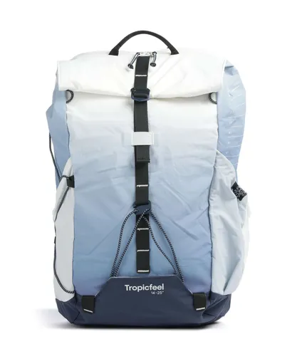 Tropicfeel Scout Pro Lite 14-26 - Blau - Vielseitiger Daypack mit erweiterbarem Volumen von 14-26 l, ideal für Reisen und Alltag. Mit Bodenfach, Laptopfach und Rückenzugriff für optimalen Komfort.