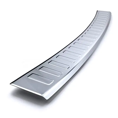 teileplus24 AL118 Ladekantenschutz Aluminium kompatibel mit VW Golf 7 Limo 3/5-Türer 2012-2019, Farbe:Silber