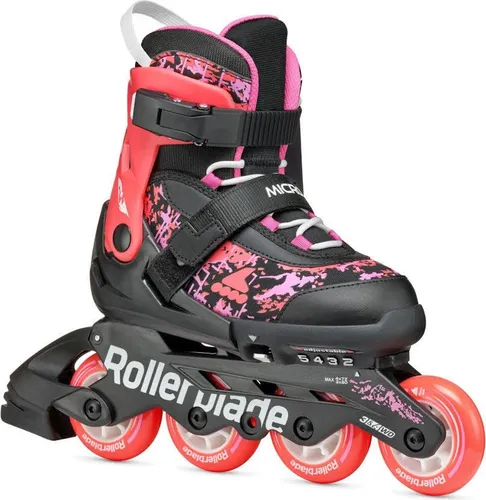 ROLLERBLADE MICROBLADE SL Inline Skate 2025 - Verstellbar für Kinder 33-36,5 - Kids Skates mit hochwertigem, größenverstellbarem Design, ideal für schnelle Fortschritte in Stabilität und Kontrolle. Das einfache Push-Button System sorgt für perfekten Sitz und Komfort beim Skaten.