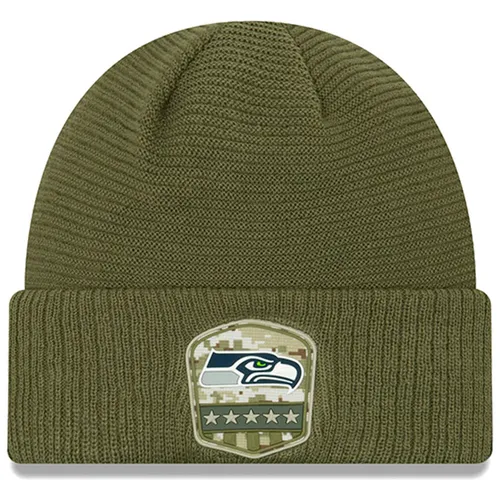 NFL Wollmütze Seattle Seahawks Salute to Service Mütze Sideline 2019 NewEra