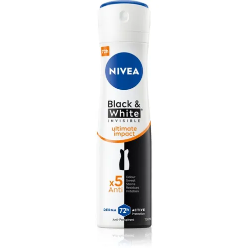 NIVEA Invisible Black & White Ultimate Impact Antitranspirant-Spray 150 ml