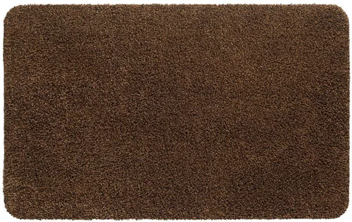 matches21 HOME & HOBBY Fußmatte Große Schmutzfangmatte für innen braun meliert in 50x80 cm, rechteckig, Höhe: 6 mm, Saugstarke Sauberlaufmatte als waschbarer Türmatte Fussabtreter