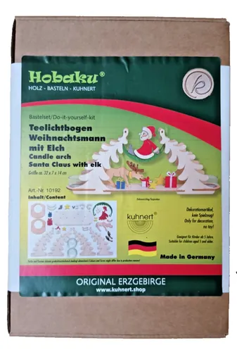 🎄 Bastelset Teelichtbogen Kuhnert Erzgebirge | Holz | Weihnachten 🎄