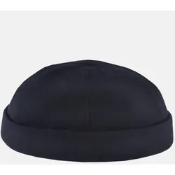 Hanseheld Docker Cap Blau Wolle Kurz Flach
