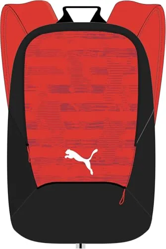 PUMA Einzelner Fußball-Rucksack für Herren, PUMA Rot-Puma, Schwarz, X, Rucksack