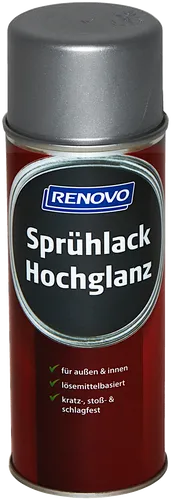 400ml Renovo Sprühlack hochglänzend Weissaluminium