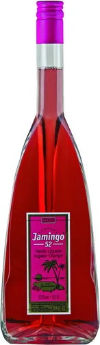 Jamingo 52 Heide-Likör - Rum-Ingwer-Orange 0,7 l - Likör mit 52% vol. Alc. für ein fruchtig-würziges Geschmackserlebnis. Ideal für besondere Anlässe oder als Geschenk!