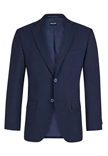 HECHTER PARIS Anzugsakko Two Tone Micro Struktur blau 25 - Business- & Abendmode für Herren, hautfreundliches Material mit 53% Polyester und 41% Wolle, ideal für stilvolle Auftritte im Büro oder bei besonderen Anlässen.