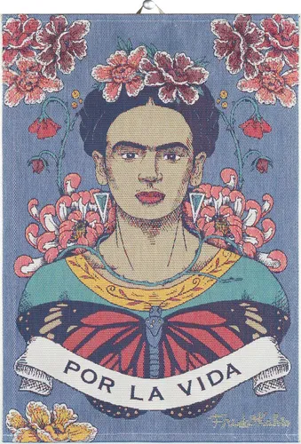 Ekelund Küchenhandtuch Vida Frida Kahlo 35x50 cm Baumwolle von Ekelund