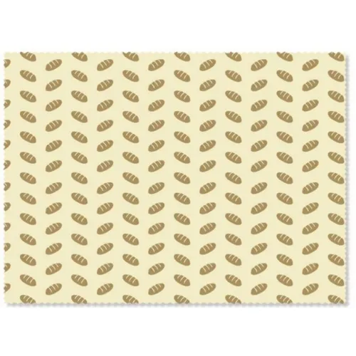 Nuts BeesWax Wrap XXL Tuch 43x58cm Dekor Brot Bienwachstuch von BeesWax