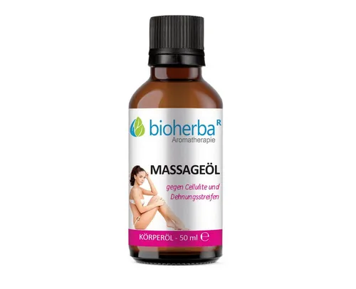 BIOHERBA R Pflege-Set Massageöl gegen Cellulite und Dehnungsstreifen 50 ml
