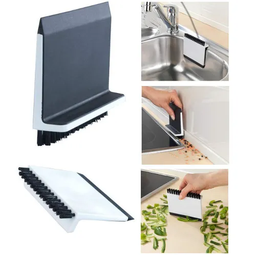 Wenko 2in1 Krümelbürste Tischkehrer Tischbürste Handbürste Tischbesen NEU *