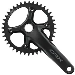 Shimano GRX RX610 Gravel Crankset 175.0 40T - Hochwertige Fahrradkurbeln für Abenteuer - Fahrradkurbeln mit optimaler Übersetzung für gemischtes Gelände. 12-Gang-System mit flexibler Kassette für individuelle Fahrstile und maximale Effizienz.