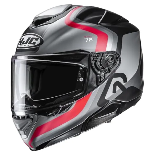 HJC RPHA 72 ERNEM MC1SF Motorradhelm, Größe S - Leichter und aerodynamischer Integralhelm mit integrierter Sonnenblende und kratzfestem Visier. Optimaler Komfort und Luftzirkulation für ein sicheres Fahrerlebnis.