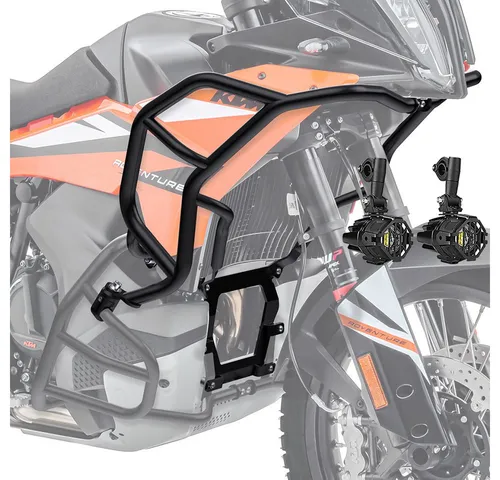 Motoguard Motor-Schutzhülle Set Sturzbügel + Scheinwerfer für KTM 790 / 890 Adventure 23-26 HG18 s