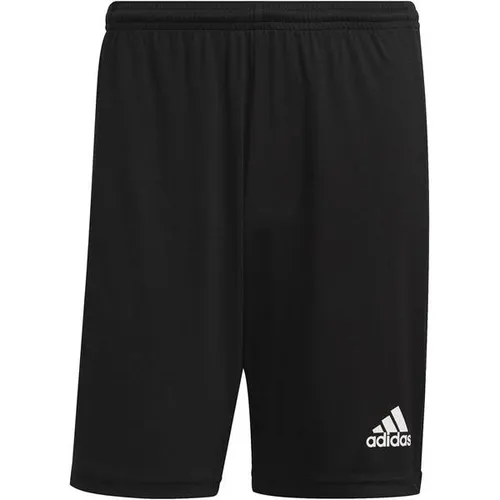 adidas Herren Squadra 21 Shorts, Black/White, XXL - Activewear-Shorts für Herren, regulär geschnitten mit elastischem Bund und Kordelzug, aus 100 % recyceltem Polyester für umweltbewusste Sportler.