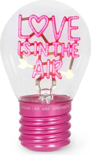 Legami Led-Lampe Love Is In The Air Sonstige Sonstige in pink von Legami