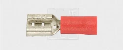 SWG Flachsteckhülsen 2,8mm 7 Stück rot Flachsteckhülse