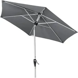 Active Auto Tilt 320 Sonnenschirm - 5 Farben, Ø 320 cm - Genießen Sie schattige Stunden mit dem Active Auto Tilt Sonnenschirm. Mit praktischer Kurbel und Schrägstellung für optimalen Schatten. Robustes Aluminiumgestell und UV-Schutz 50+.