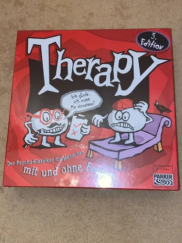 Therapy 3. Edition Gesellschaftsspiel - Neu und originalverpackt - Gesellschaftsspiel für 2-8 Spieler ab 12 Jahren, fördert strategisches Denken und sorgt für spannende Partien mit Familie und Freunden.