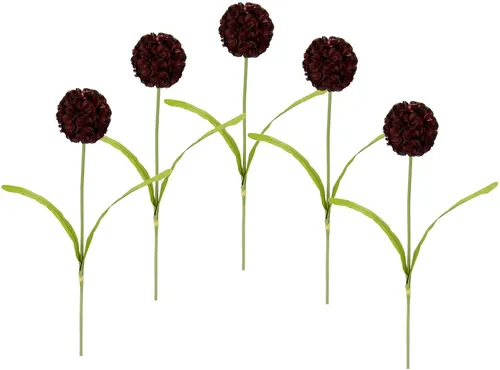 Kunstblume Allium, I.GE.A., Höhe 67 cm, 5er Set