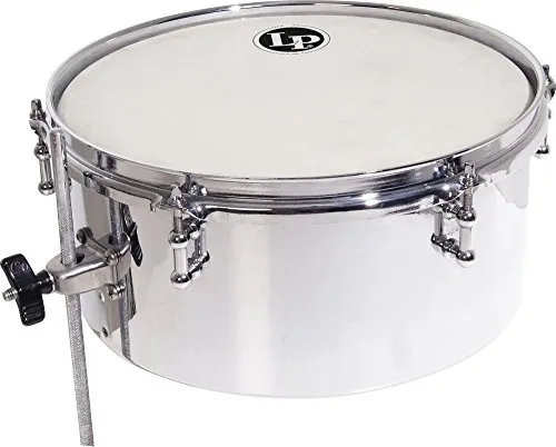 LP Latin Percussion Timbales Drum Set Chrome 13