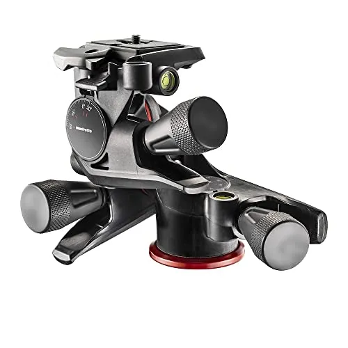 Manfrotto XPRO MHXPRO-3WG Stativkopf - Präziser 3-Wege Stativkopf, ideal für professionelle Fotografen, bietet hervorragende Stabilität und Flexibilität bei der Bildkomposition.