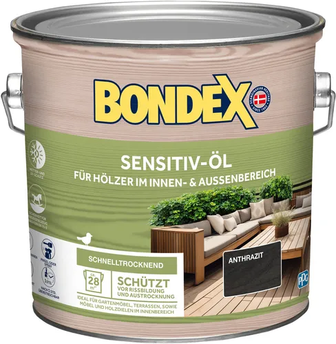 Bondex Wetterschutzöl 2,5 L anthrazit – Hochwertiger Holzschutz - Bondex Wetterschutzöl 2,5 L anthrazit, ideal für die Pflege von Holz im Außenbereich. Schützt vor Witterungseinflüssen und sorgt für eine ansprechende Optik.
