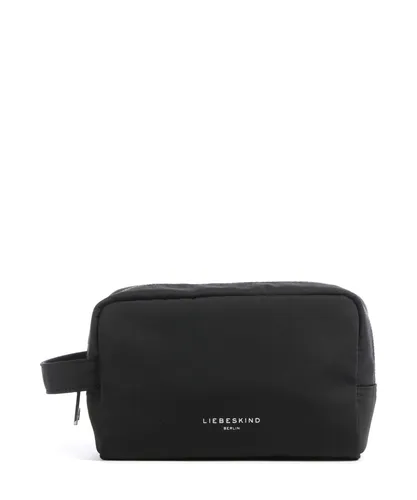 Liebeskind Nylon S Kosmetiktasche schwarz 2169248-9999 - Kulturbeutel aus hochwertigem Nylon, kompakt und stilvoll mit praktischem Reißverschluss für unterwegs.