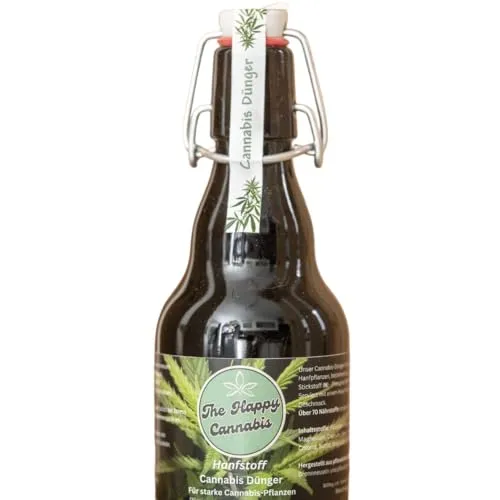 The Happy Cannabis Dünger Indoor & Outdoor - All-in-One Konzentrat - Cannabis Organischer Flüssigdünger für Keimling bis Blüte - Starter Set 333 ml (1)