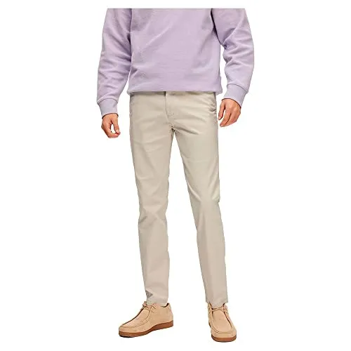 Selected Homme SLH175 Slim New Miles Flex Pant, Bequeme Herren Wanderhose - Wanderhosen mit Gürtelschlaufen und Einschubtaschen, perfekt für Business und Freizeit, stilvoll und flexibel.
