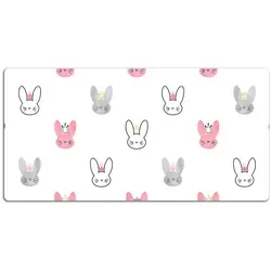 ArtPrintCave Schreibtischunterlage, Pink, 100x50 cm, PVC