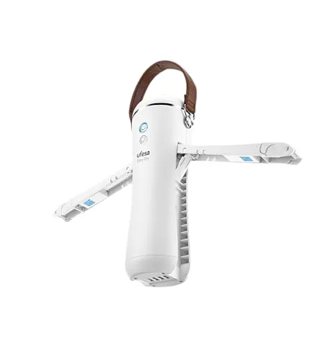 Ufesa Easy Dry, Wäschetrockner Klein, Bakterizides Desinfektionsgerät mit UV-Licht, Mini Trockner, Deodorant Mit Aromatischem, Bolsa de Viaje Incluida, Reisetasche inklusive