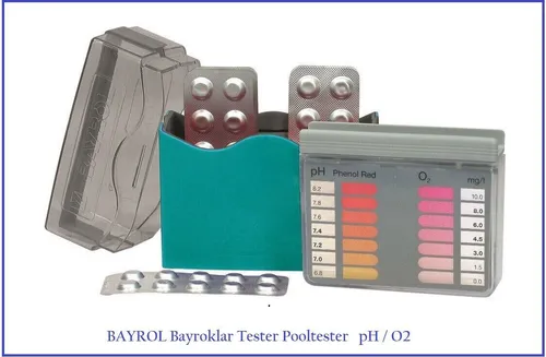 BAYROL Pooltester - pH Wert und Sauerstoff, 2 x 20 Tabletten - Wasserpflege für Pools & Whirlpools: Präzise Messung von pH- und Sauerstoffwerten mit langlebigen Tabletten für optimales Poolwasser.