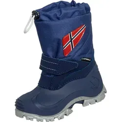 Spirale Winterstiefel Morten Kinderstiefel blau 35 - Wanderschuhe mit rutschhemmender Laufsohle und warmem Fleecefutter, perfekt für kalte Wintertage und aktive Kinder.