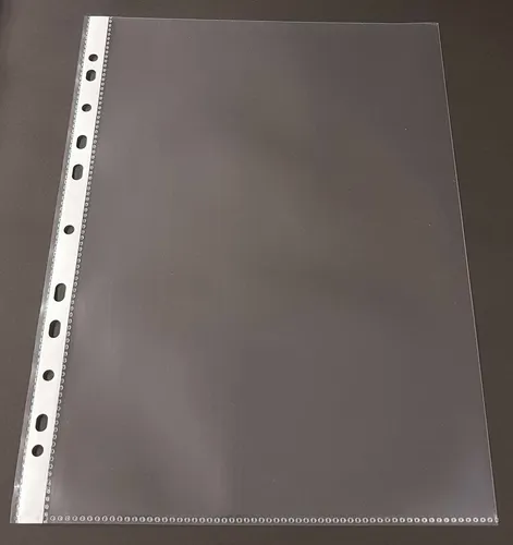 10x A4 Prospekthülle im Polybeutel 80my Klarsichthülle GLASKLAR glatt recycelbar