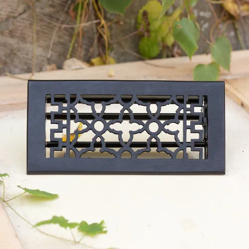 Antikas Wanddekoobjekt Lüftungsgitter regulierbar