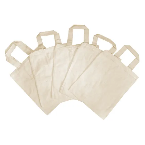 EDUPLAY Experimentierkasten Kinder Stoffbeutel - Unbedruckt, 22x27cm, 100% Baumwolle, ideal für kreative Experimente und nachhaltigen Spielspaß