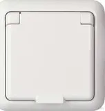 Elso 225044 Steckdose mit Vollplatte reinweiß von ELSO