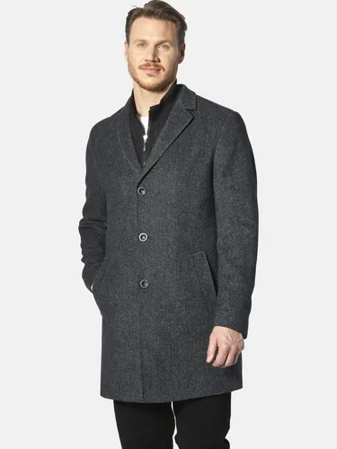 Jan Vanderstorm Wollmantel UNSKA mit abtrennbarem Windfang - Eleganter Wollmantel UNSKA für Herren in großen Größen. Mit abtrennbarem Windfang und sportlichem Design ist er ideal für die Übergangszeit. Hochwertige Materialien sorgen für einen angenehmen Tragekomfort.
